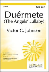 Duermete Two-Part choral sheet music cover Thumbnail